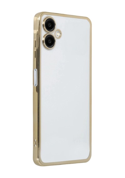 Newface - 720 - Samsung Galaxy Uyumlu A07 4g Razer Lensli Silikon - Csmo-tex - - Gold