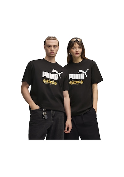 Puma Future Archive King Unisex Siyah Günlük Stil T-shirt 63440601 Siyah