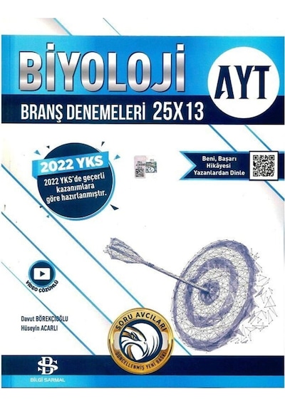 Bilgi Sarmal Ayt Biyoloji 25 X 13 Denemeleri