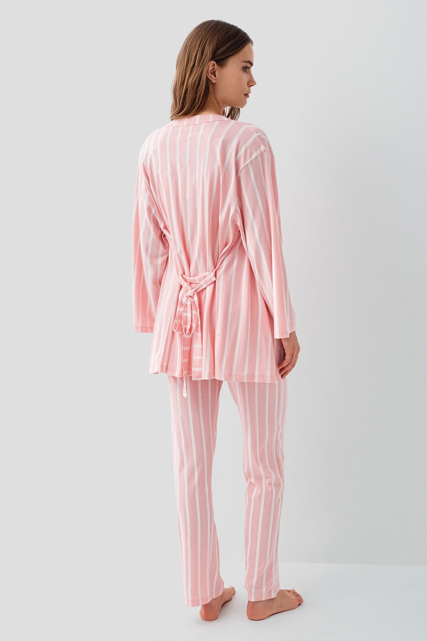 Pierre Cardin Kadın Pembe 3lü Pijama Takım Pembe