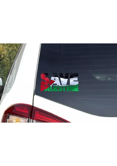 Save Palestine Gazze Filistin Gazze Kurtarın Araba Sticker 19cm