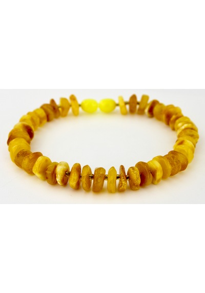 Kehribar Bileklik Amorf Tasarım Ambergold Blk23-99 Çok Renkli