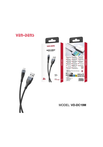 Ven-dens Vd-dc19m Premium Micro Usb Hızlı Şarj Ve Data Kablosu
