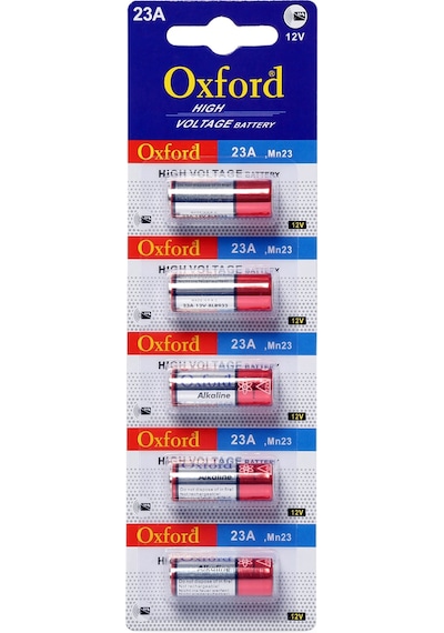 Oxford 23A MN23 V23A V23GA 12 Volt Alkalin Pil 5’li Paket