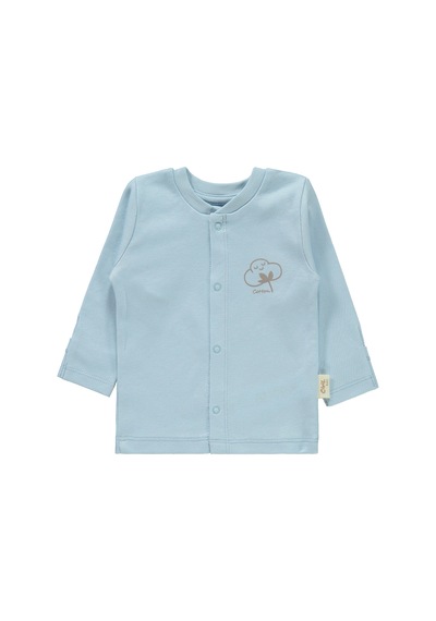 Civil Baby Bebek Organik Pijama Takımı 0-6 Ay Mavi 22330R024SS1 Mavi