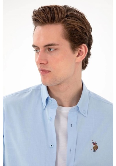 U.S. Polo Assn. U.s. Polo Assn. Erkek Gömlek Mavi U.S. Polo Assn. U.s. Polo Assn. Erkek Gömlek Mavi