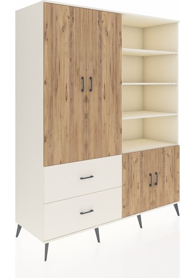 Kronos Gardrop 7 Raflı 2 Çekmeceli Tek Askılı 176x59x221 Aytaşı-çam/aytaşı Çam/aytaşı Kronos Gardrop 7 Raflı 2 Çekmeceli Tek Askılı 176x59x221 Aytaşı-çam/aytaşı Çam/aytaşı