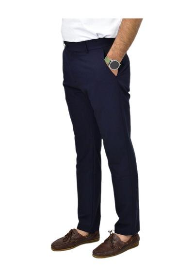Erkek Likralı Spor Kumaş Pantolon 1998 Bgl-st04424 Lacivert