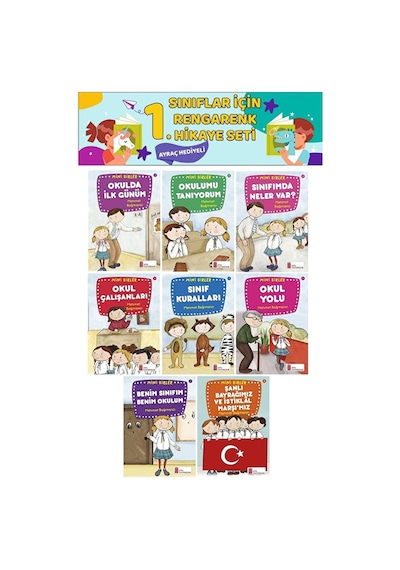 1.sınıf Okuma Alışkanlığı Kazandıran 8 Li Okuma Seti