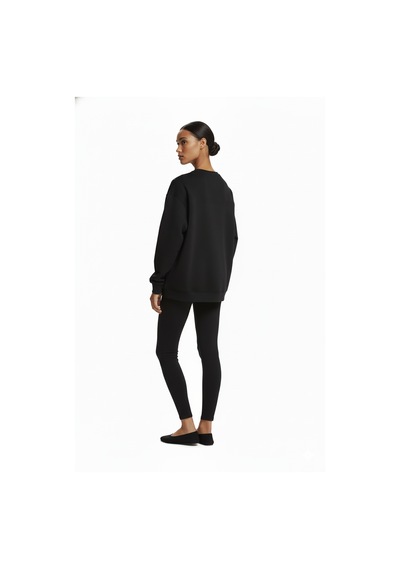 Faik Sönmez Kadın Sweatshirt Uw26swt008 Siyah