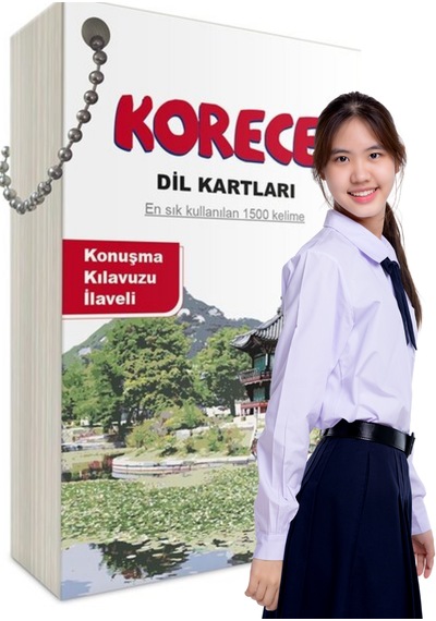 Korece Öğreten Eğitim Seti Kitap Ve Ezber Kartları