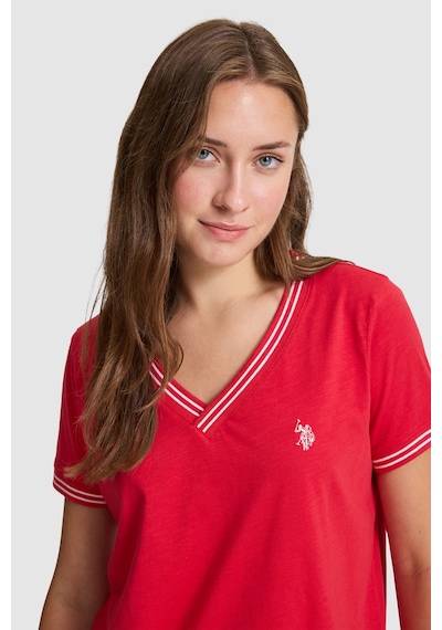 U.S. Polo Assn. U.s. Polo Assn. Kadın Kırmızı Tişört Basic 50323449-vr030 Kirmizi U.S. Polo Assn. U.s. Polo Assn. Kadın Kırmızı Tişört Basic 50323449-vr030 Kirmizi