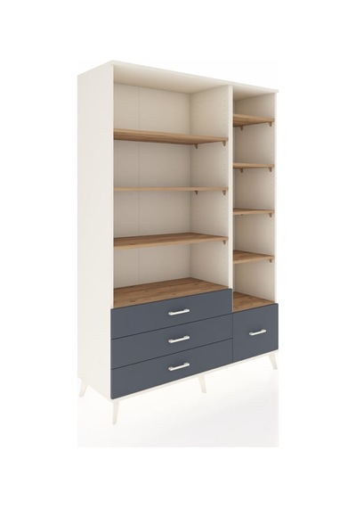 Hyperion Dolap 9 Raflı 4 Çekmeceli 132x44x195 Aytaşı-çam/ant... Aytaşı
