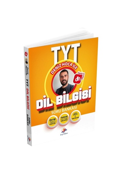 Dizgi Kitap Yayınları 2024 Deniz Hoca TYT Dilbilgisi Soru Bankası