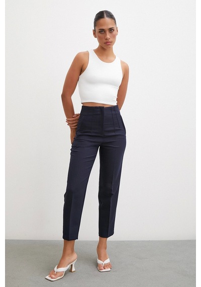 Never More Skinny Kumaş Pantolon Lacivert