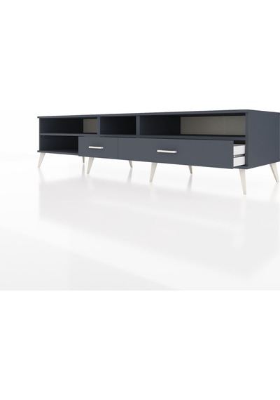 Kronos Tv Ünitesi 3 Raflı 2 Çekmeceli 220x59x51 Antrasit-antrasit Antrasıt/antrasıt - Antrasıt Kronos Tv Ünitesi 3 Raflı 2 Çekmeceli 220x59x51 Antrasit-antrasit Antrasıt/antrasıt - Antrasıt
