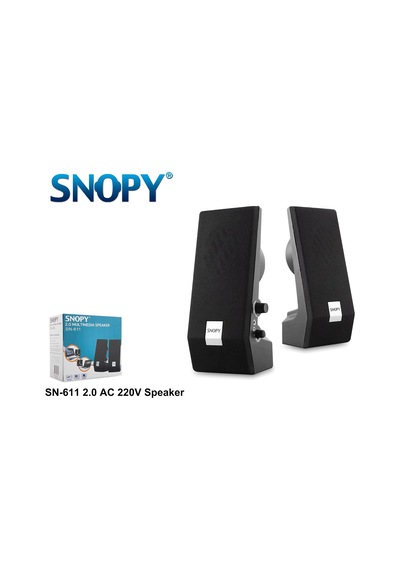 Lexroo Sn-611 1+1 Hoparlör, Siyah