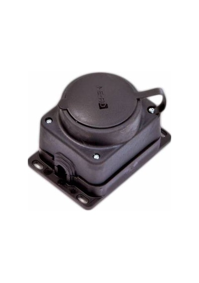 Ne-ad 4003 Kauçuklu Duvar Priz 1 16 A