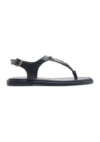 Nine West Ophelıa 5fx Siyah Kadın Düz Sandalet 000000000101929095 Siyah