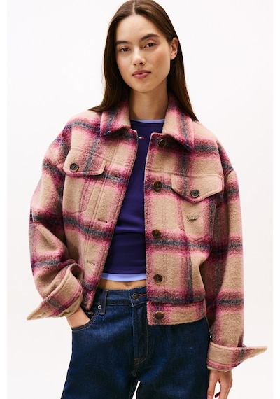 Tommy Jeans Standart Pembe Kadın Ceket Dw0dw21662thc Pembe