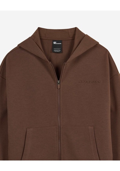 Skechers W Essential Full Zip Sweatshirt Kadın Kahverengi Sweatshirt S2610016-2070