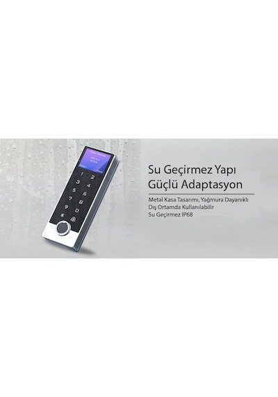 Lockway Lcw-213 Lcd Em Lcd Ekranlı Parmak İzi Ve Dokunmatik Tuş Takımlı Proximity Kart Okuyucu