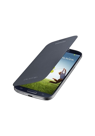 Galaxy S4 İ9500 İle Uyumlu Flip Cover Kılıf Siyah Ef-fı950bbegww