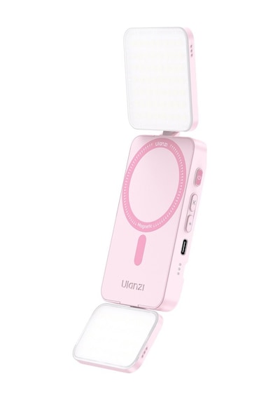 Ulanzi Gl01 Glowup Manyetik Telefon Led Dolgu Işığı Pembe - L287