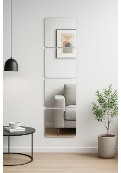 4 Adet Kendinden Yapışkanlı Pleksi Ayna Levha, Kırılmaz Akrilik Duvar Aynası, Dekoratif Ve Modern Yapıştırmalı Panel, Hafif Parlak Pleksi Duvar Dekoru, Ev Ve Ofis 4, Silver, 15x15 Açık Gri 4 Adet Kendinden Yapışkanlı Pleksi Ayna Levha, Kırılmaz Akrilik Duvar Aynası, Dekoratif Ve Modern Yapıştırmalı Panel, Hafif Parlak Pleksi Duvar Dekoru, Ev Ve Ofis 4, Silver, 15x15 Açık Gri