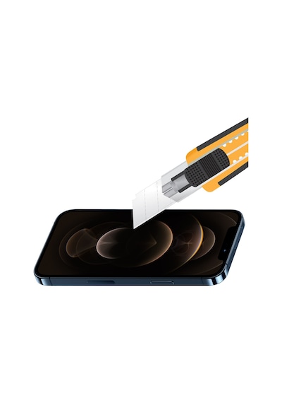 Buff Apple Uyumlu   iPhone 12 Pro Max 5D Glass Ekran Koruyucu (466130821)