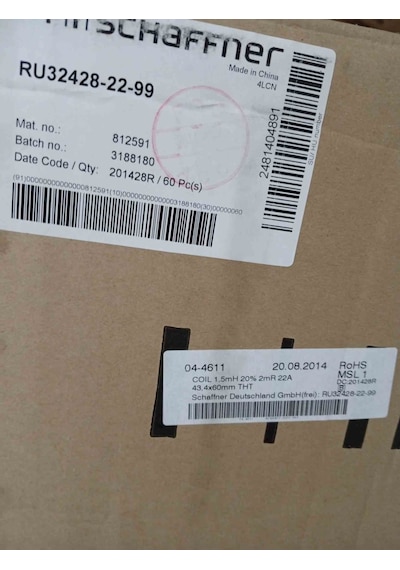 Ru32428-22-99 Schaffner Diğer Bobin 4 Adet