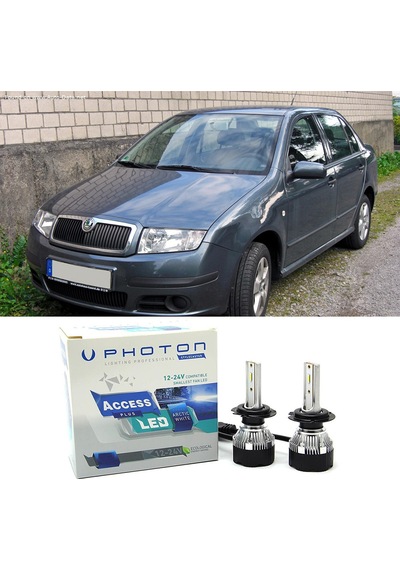 Skoda Fabia 1 Kısa Far Ampulü H7 Access Yeni Seri Beyaz 1999-2006