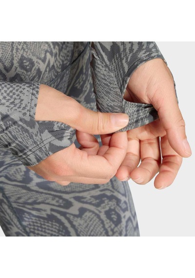 Adidas Primelift Workout Snake Kadın Uzun Kollu Tişört Kt4023 Çok Renkli