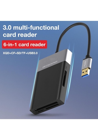 Romix 3.0 Multi-Functional Card Reader (6İn1)