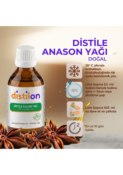 Distilon Distile Anason Yağı 100 ML