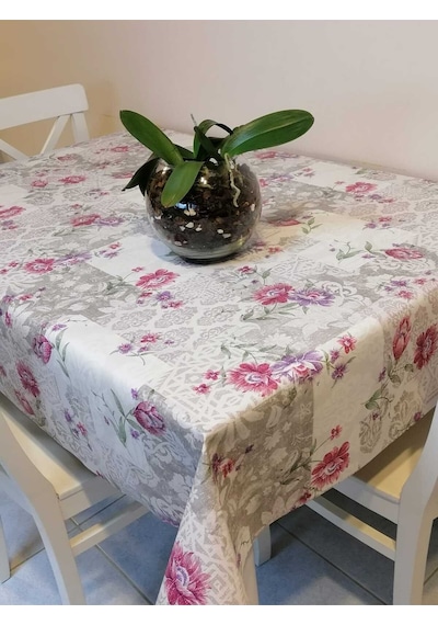 Elyaflı Pvc Muşamba - Desenli Silinebilir Masa Örtüsü 01fnt11912 Renkli