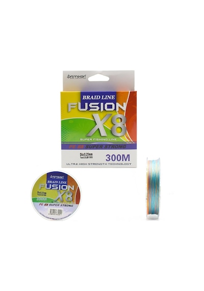 Remixon Fusion 300M 0,25Mm X8 Multi Color Ip Misina