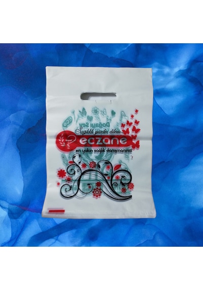 Bio Eczane Poşeti Baskılı El Geçme Poşet 22X32 Cm 1000 Adet 5 Kg
