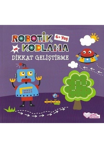 Robotik Kodlama ve Dikkat Geliştirme 4+Yaş - Pembe Patikler