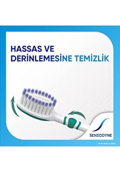 Çok Yönlü Koruma Diş Fırçası Orta 1+1 Açık Ahşap