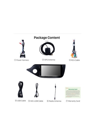Kıa Ceed 2013-2017 Multimedya Navigasyon Usb Kamera Carplayer 4 Ram
