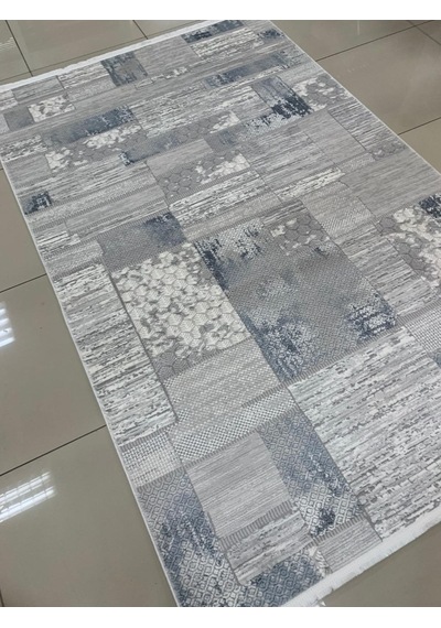 Padişah Halı Sümela 79477 030 Serisi Akrilik Salon Oturma Yatak Odası Halısı Gri - Mavi