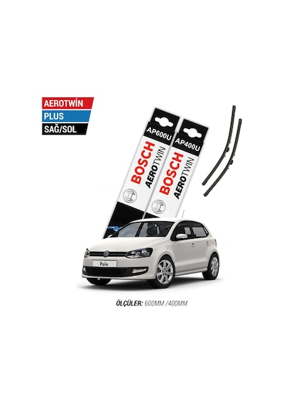 Vw Polo Silecek Takımı 2009-2017 6R1-6C1 Bosch Aerotwin Plus