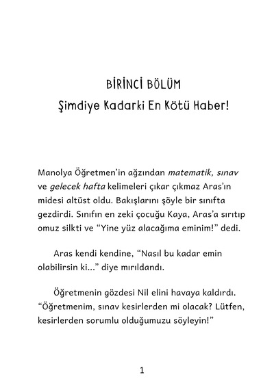 Sınavla Baş Etmenin Yolları Resimli Çocuk Kitabı / 9 Yaş +