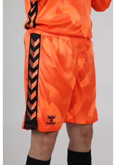 Hummel Elegance Profesyonel Kaleci Şortu Neon Turuncu