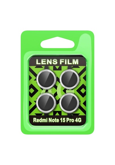 Mey İthalat Redmi Note 15 Pro 4g Raze Metal Kamera Lens - Gümüş