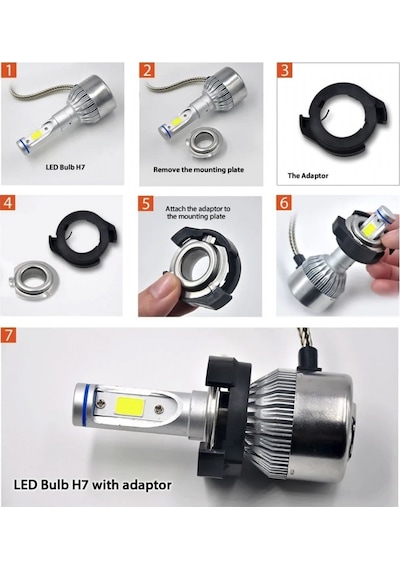 Niken H7 Renault Megane 4 Led Far Montaj Adaptörü