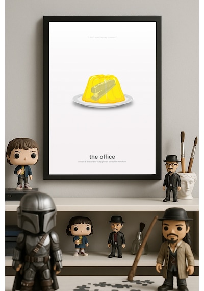 The Office Siyah Ahşap Çerçeveli Poster, Film Duvar Tablosu