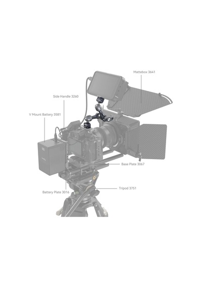 Smallrig 4899 Rosette Magic Arm 7'' 3/8 -16 Arrı Konumlandırma Vidası