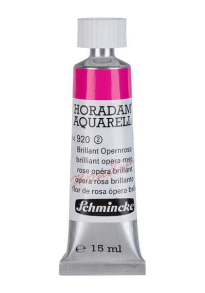 Schmincke : Horadam Aquarell Artist Sulu Boya : 15 Ml Tüp : Seri 2 920 Brillant Opera Rose